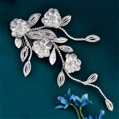 Cecilia - Crystal Bridal Headdress