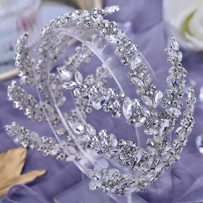 Argentina - Silver Crystal Bridal Headdress