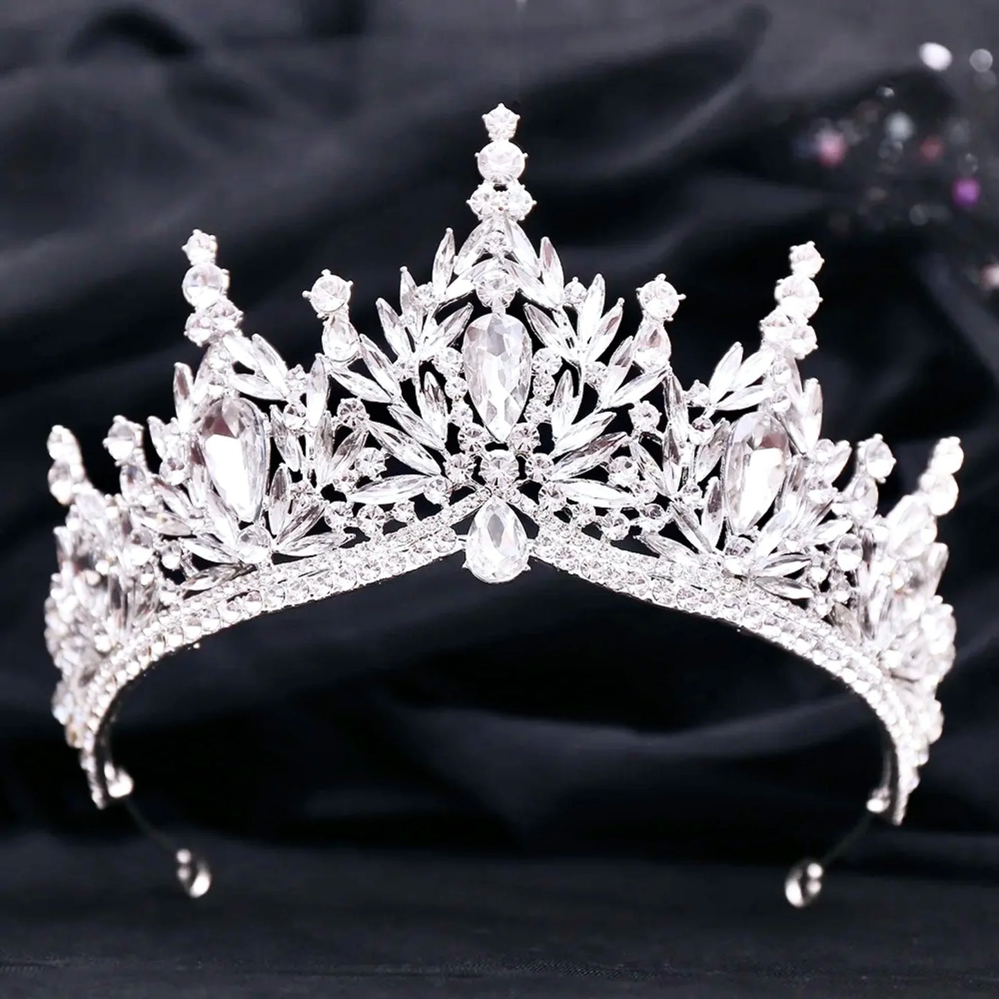 Manohla -  Crystal Wedding Tiara - More Colors