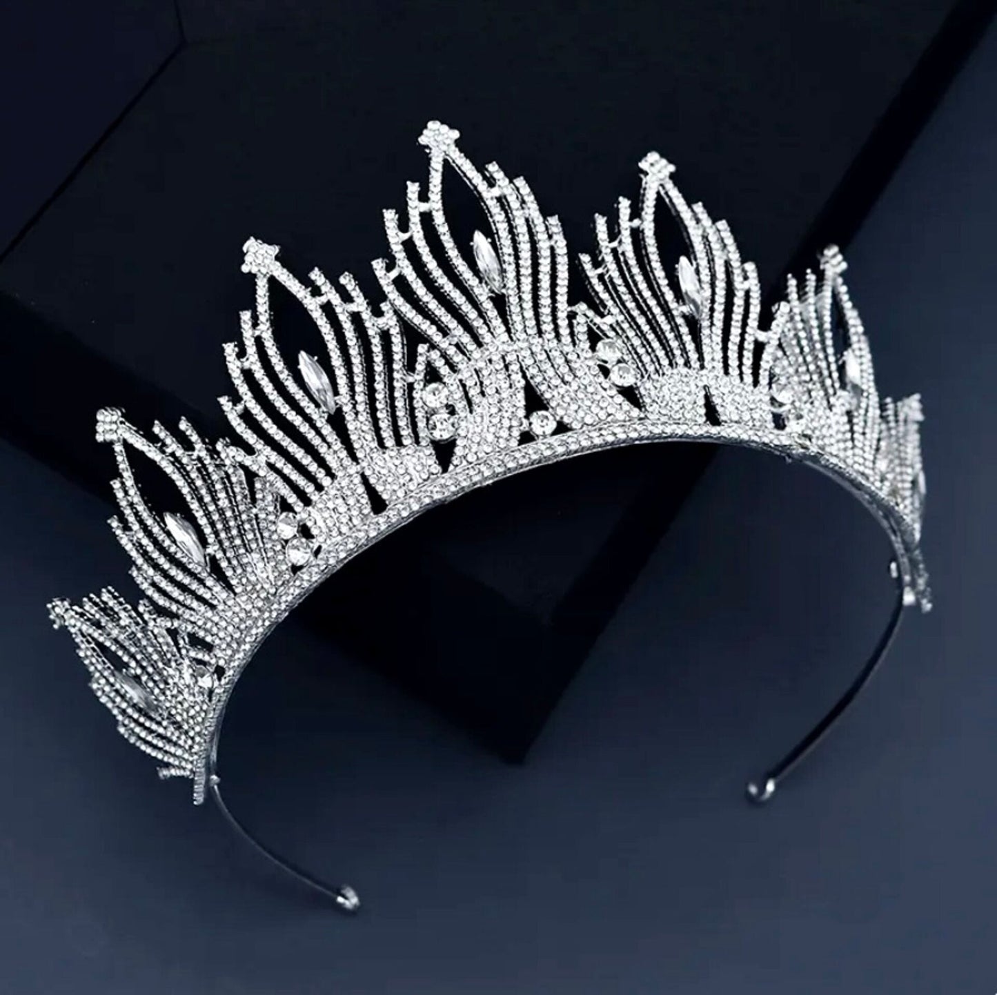 Edyta - Wedding Crystal Tiara