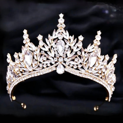 Manohla -  Crystal Wedding Tiara - More Colors