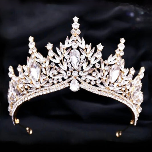 Manohla -  Crystal Wedding Tiara - More Colors