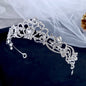"Nikita" - Rhinestone Bridal Tiara - Available in Silver, Yellow Gold and Rose Gold