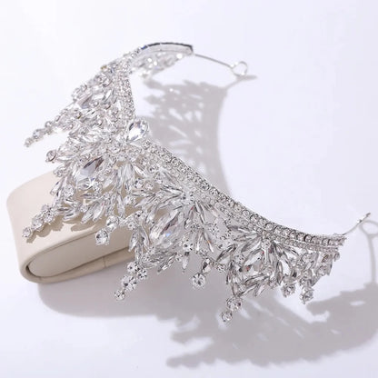 Manohla -  Crystal Wedding Tiara - More Colors