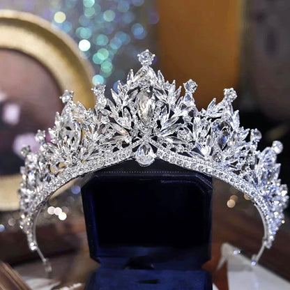 Manohla -  Crystal Wedding Tiara - More Colors