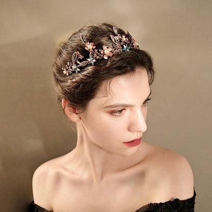 Aryonna - Bohemian Gold Bridal Tiara