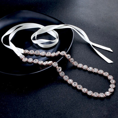 Soleil - Crystal Bridal Belt - available in Silver, Rose Gold and Yellow Gold