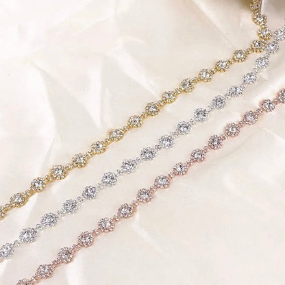 Soleil - Crystal Bridal Belt - available in Silver, Rose Gold and Yellow Gold