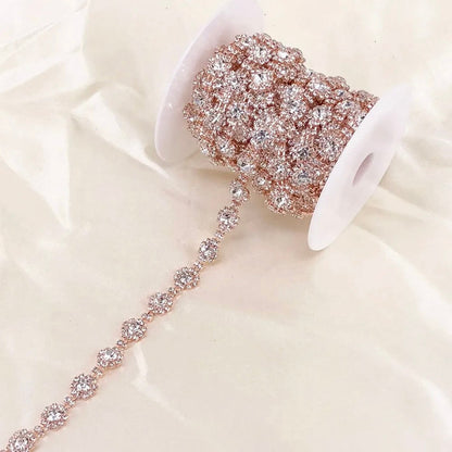 Soleil - Crystal Bridal Belt - available in Silver, Rose Gold and Yellow Gold