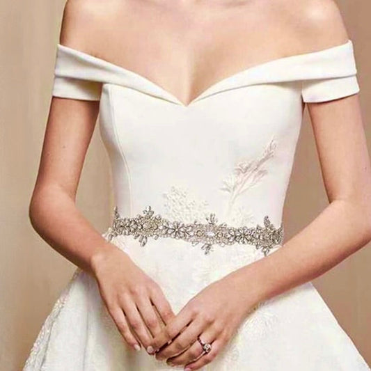 Oracle - Silver Crystal Bridal Belt