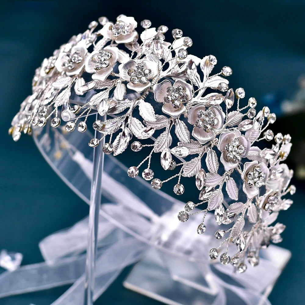 Miranda - Crystal Bridal Hair Accessory - Available in Silver, Yellow Gold and Rose Gold