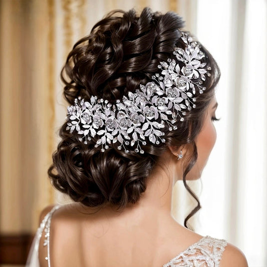 Miranda - Crystal Bridal Hair Accessory - Available in Silver, Yellow Gold and Rose Gold