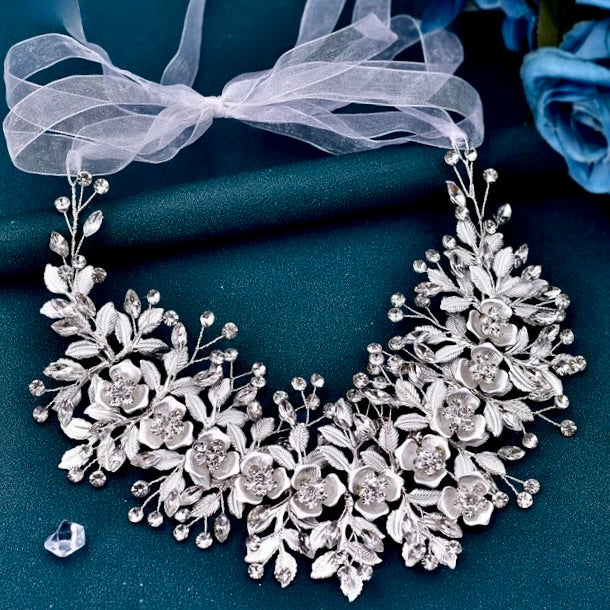 Miranda - Crystal Bridal Hair Accessory - Available in Silver, Yellow Gold and Rose Gold