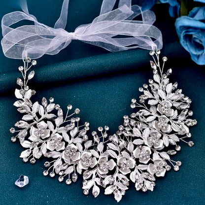Miranda - Crystal Bridal Hair Accessory - Available in Silver, Yellow Gold and Rose Gold
