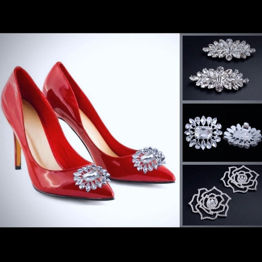 Paris - Crystal Bridal Shoe Clips