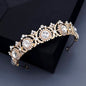 "Donatella" - Rhinestone Bridal Tiara - Available in Rose Gold and Silver