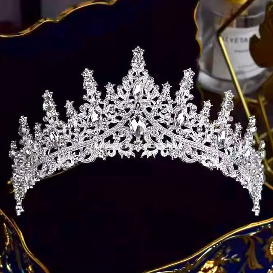 Rosamund - Baroque Bridal Tiara - More Colors