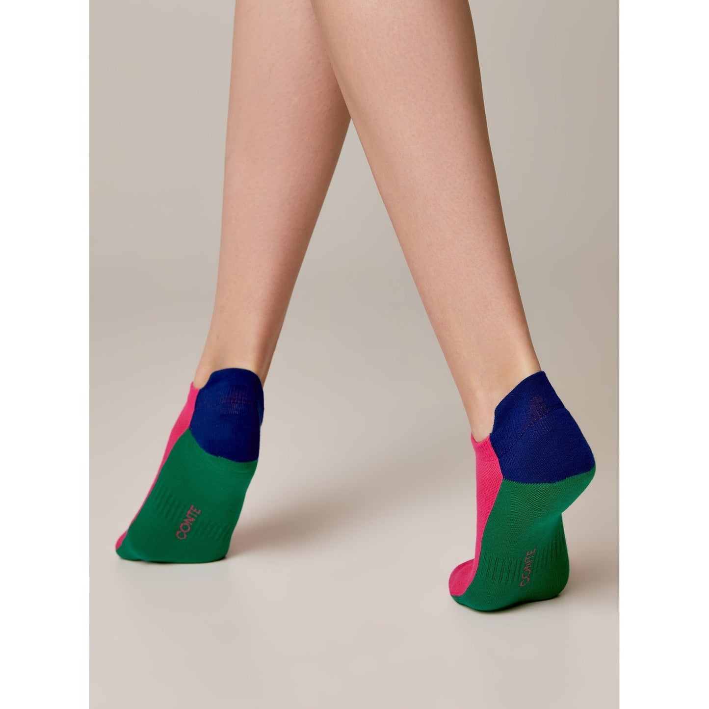 Cotton Ankle Socks Conte Active - With a "Tongue" 393