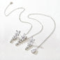 Vivienne - Cubic Zirconia Bridal Jewelry Set - Available in Silver, Rose Gold and Yellow Gold