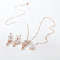 Vivienne - Cubic Zirconia Bridal Jewelry Set - Available in Silver, Rose Gold and Yellow Gold