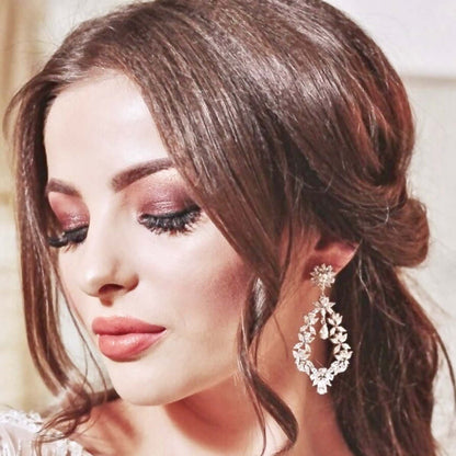 Addison - Cubic Zirconia Bridal Earrings