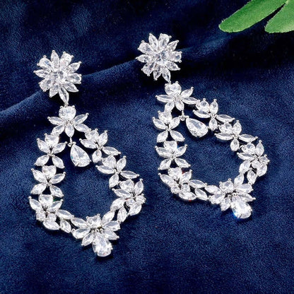 Addison - Cubic Zirconia Bridal Earrings