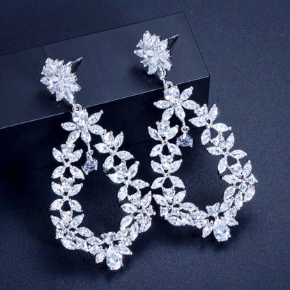 Addison - Cubic Zirconia Bridal Earrings