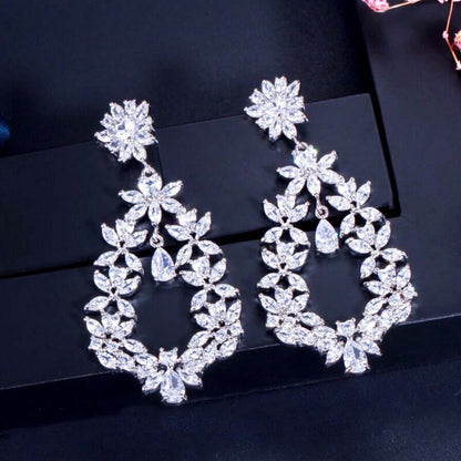 Addison - Cubic Zirconia Bridal Earrings