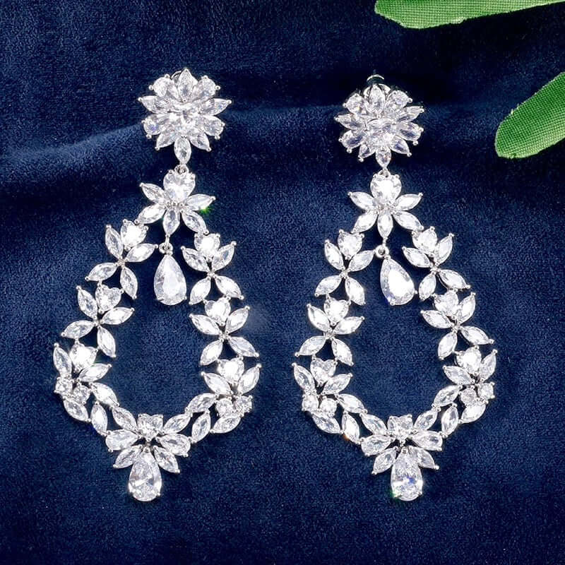 Addison - Cubic Zirconia Bridal Earrings