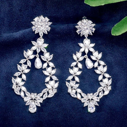 Addison - Cubic Zirconia Bridal Earrings