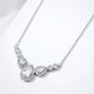 Lyric - Cubic Zirconia Bridal Necklace - Available in Silver and Rose Gold