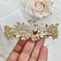 "Loralee" -  Cubic Zirconia Wedding Tiara - Available in Silver and Gold