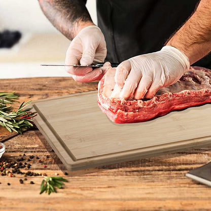 Bamboo Kitchen Cutting Board Pack Of 3 11"X 8"X 0.5" Cheese and Charcuterie