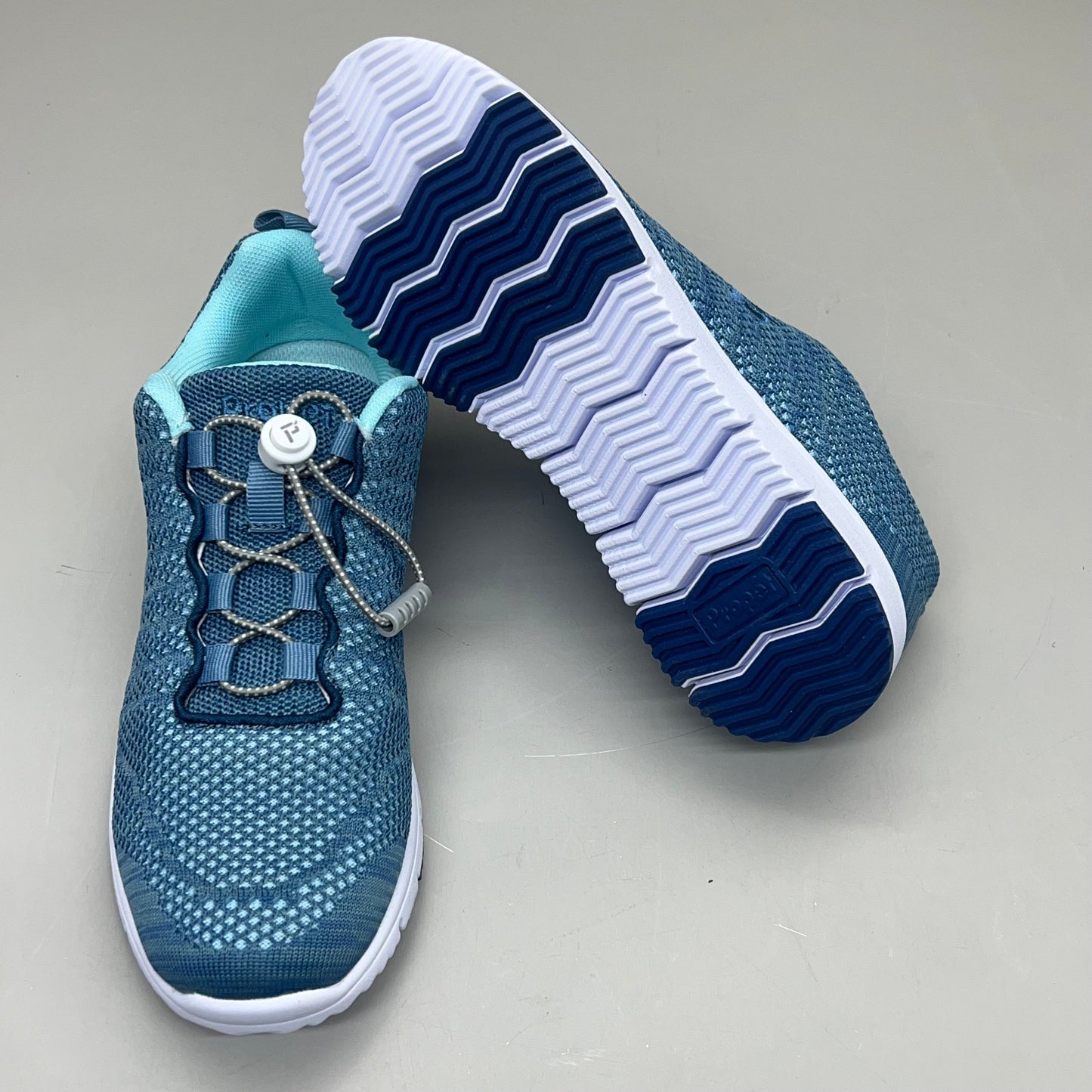 PROPET Travel Walker Evo Shoe Women's Sz 8.5 X(2E) Denim/Light Blue WAT062M