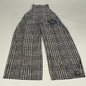 NORMA KAMALI High Waist Pleat Pant Women's Sz XXS/28 Chocolate Glenn Plaid Tweed