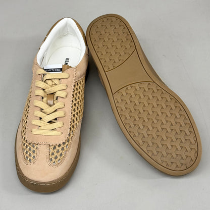 KENNETH COLE Sam Raffia Mesh Sneaker Women's Sz 10 Natural Mesh KL23SAM07