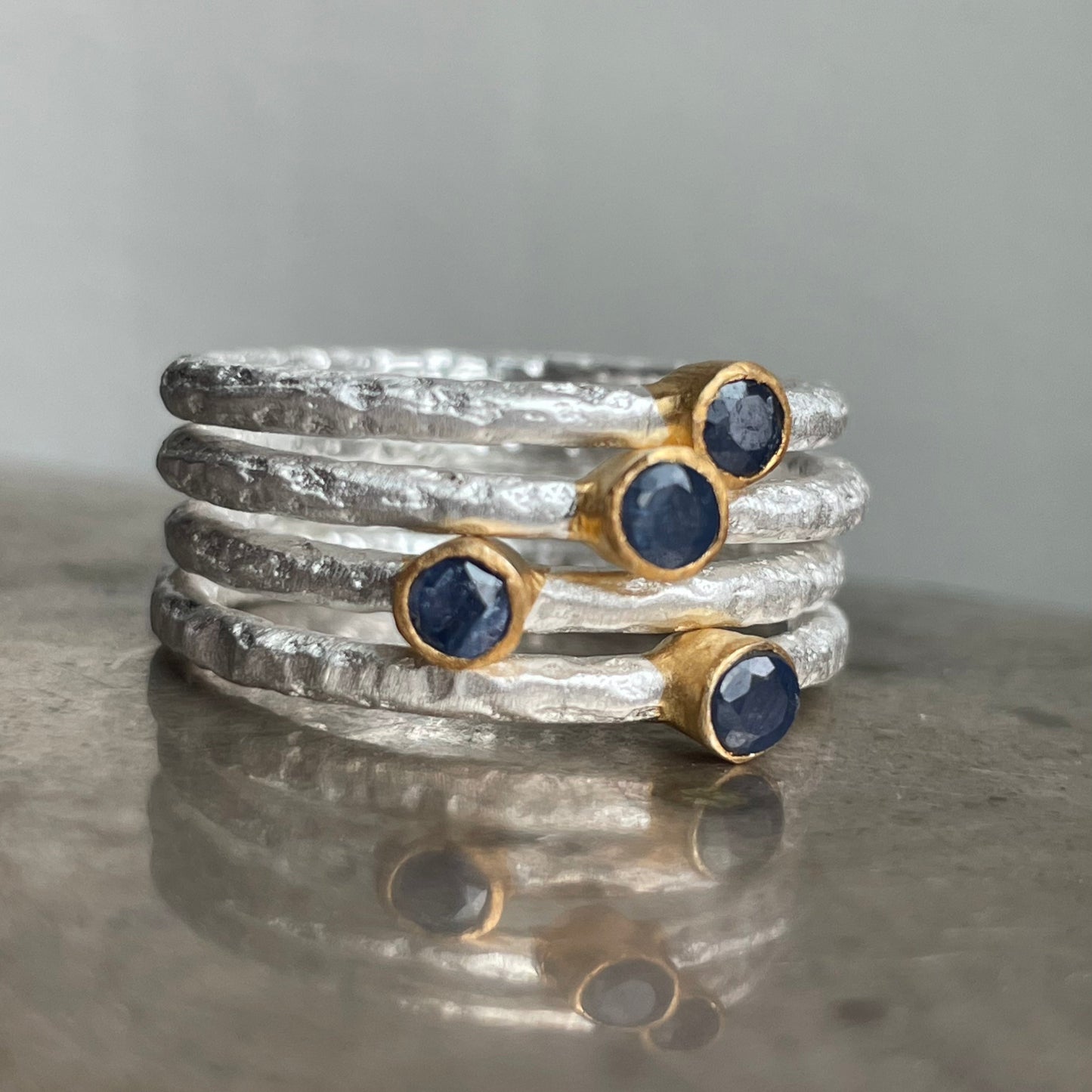 Blue Sapphire Stacker