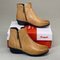 PROPET Waverly Leather Walking Ankle Boot Women's SZ 8 Tan WFX085LTANM-08
