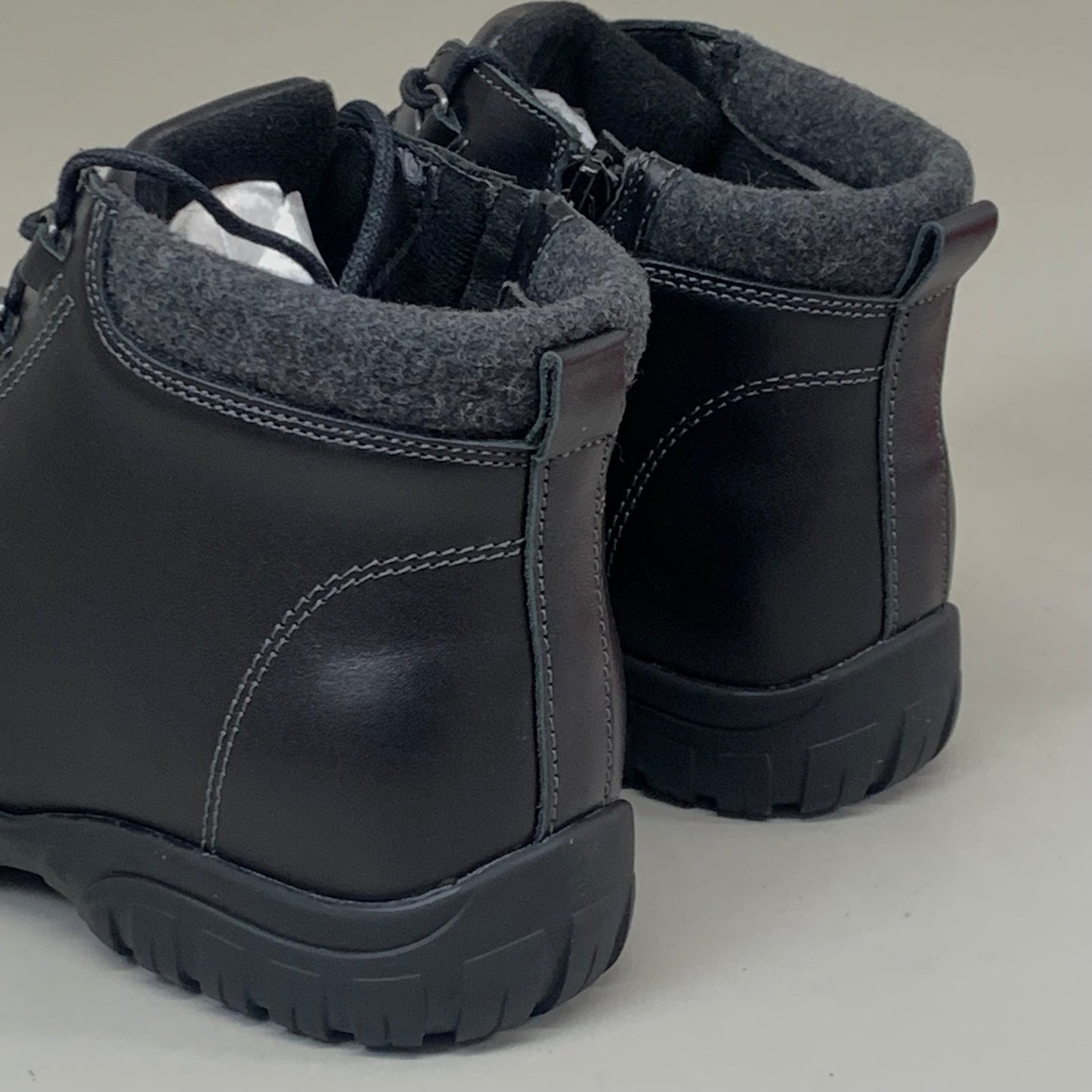 PROPET Delaney Leather Ankle Boot XX(4E) Women's SZ 8.5 Black WFV002LBLKE-08H