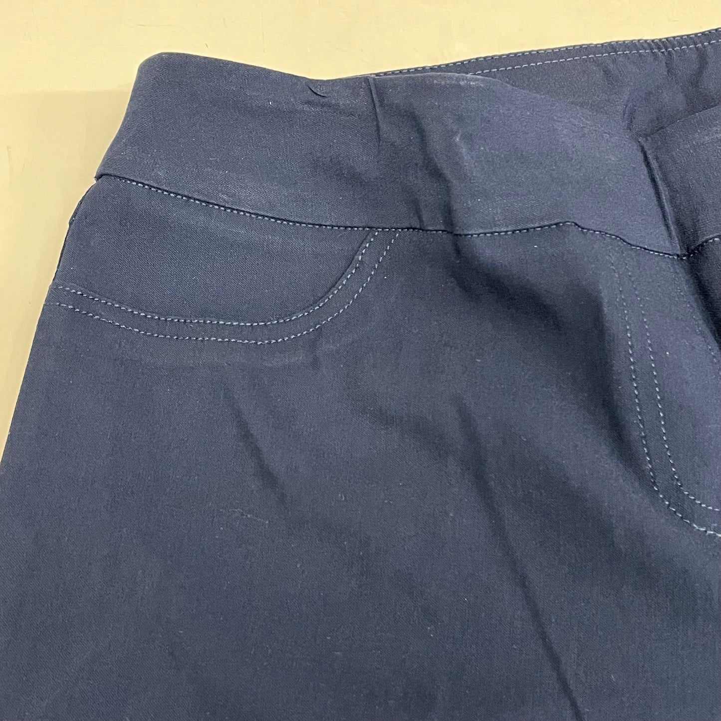 MULTIPLES Ankle Pants Petite Women's Sz 12 Midnight M48716PM