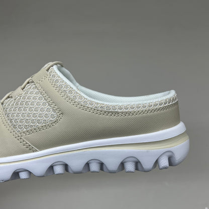 PROPET Travel Activ Slide Breathable 2 Tone Mesh Women's Sz 6 M(B) Sand WAT011M