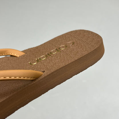 COBIAN Nia's Bounce 2 Synthetic Leather Sandals Women's Sz 8, EU 38.5 Tan NIA25-230-8