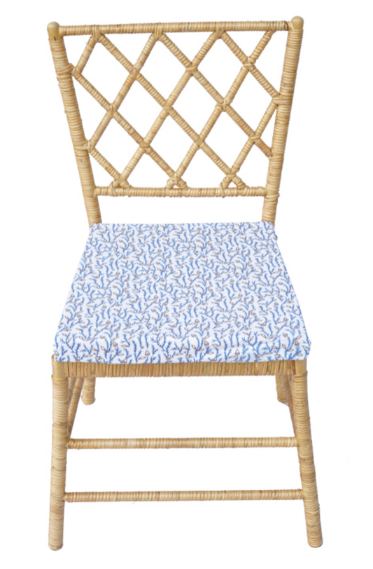 Diamond Back Wicker Chair