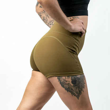 LADIES LUXE HIGH WAISTED SHORTS