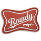 Rowdy Beer Logo PVC Patch