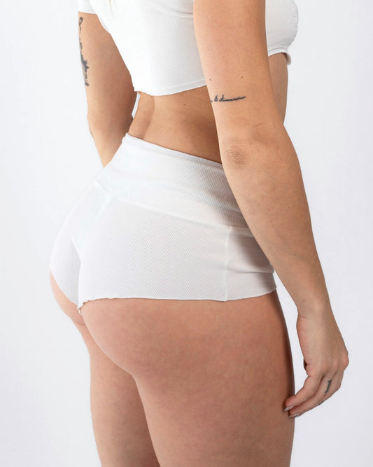 Boyshort - CloudRib™ Ivory