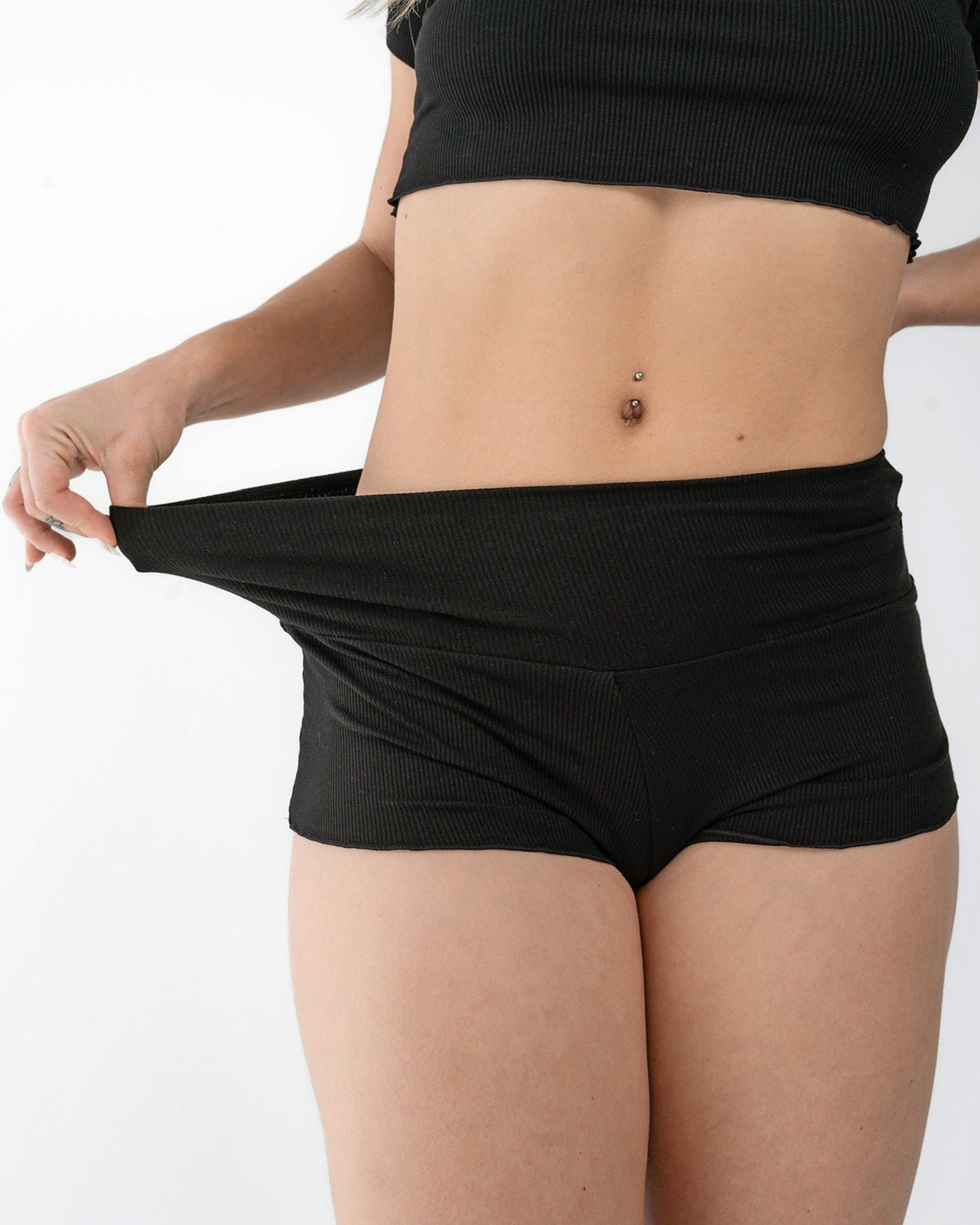 Boyshort - CloudRib™ Black