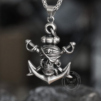 Death Pirate Stainless Steel Pendant