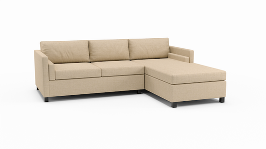 Del Rose | Right Chaise Sectional | 102" x 72" | Latex | Eco-Friendly STYLNN®️
