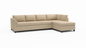 Del Rose | Sectional Right Sofa Bumper | 124" x 80" | Latex | Eco-Friendly | STYLNN®️